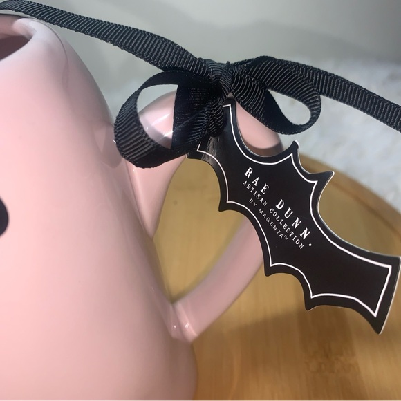 Rae Dunn Mug “BOO” Ghost Pink NEW - Picture 2 of 5